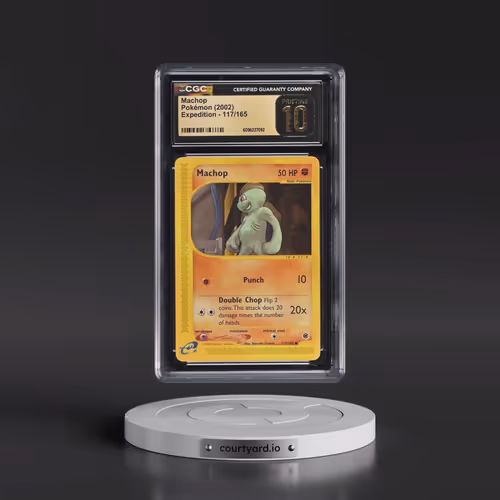 2002 Expedition #117/165 Machop (CGC 10 PRISTINE)