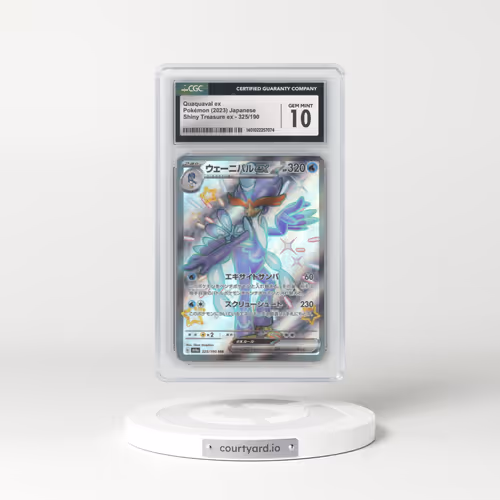 2023 Shiny Treasure ex #325/190 Quaquaval ex - Shiny Super Rare Holo (CGC 10 GEM MINT)