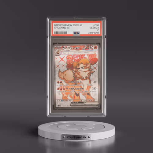 2023 Pokémon Sv1v-Violet EX #092 Arcanine EX - Holo Super Rare (PSA 10 GEM MINT)
