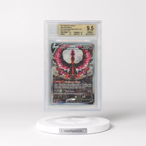 2021 Chilling Reign #177 Galarian Moltres V - Holo (BGS 9.5 GEM MINT)