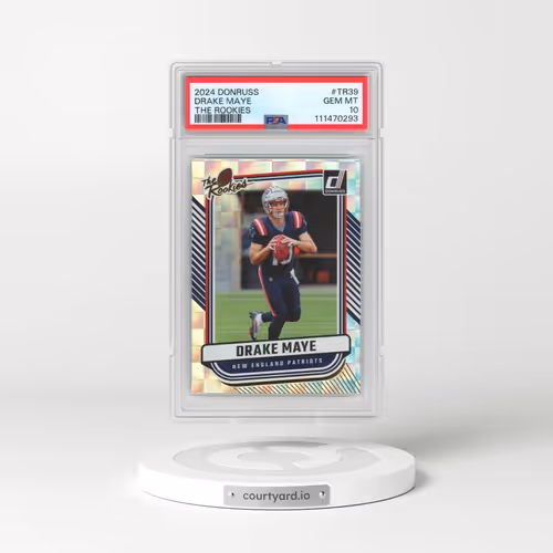 2024 Panini Donruss the Rookies #TR39 Drake Maye (PSA 10 GEM MINT)