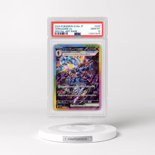 2024 Pokémon Sv8a-Terastal Fest EX #203 Ceruledge EX - Holo Special Art Rare (PSA 10 GEM MINT)