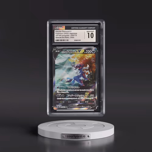 2022 VSTAR Universe #229/172 Hisuian Samurott V - Special Art Rare Holo (CGC 10 GEM MINT)