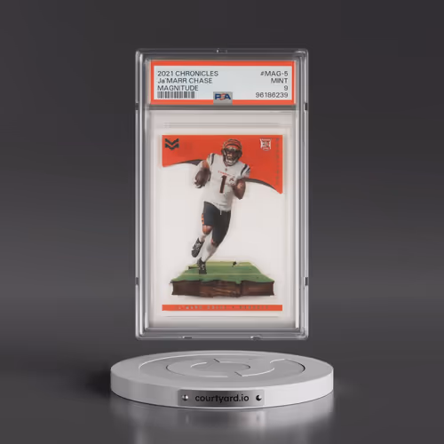 2021 Panini Chronicles Magnitude #MAG-5 JA'Marr Chase (PSA 9 MINT)