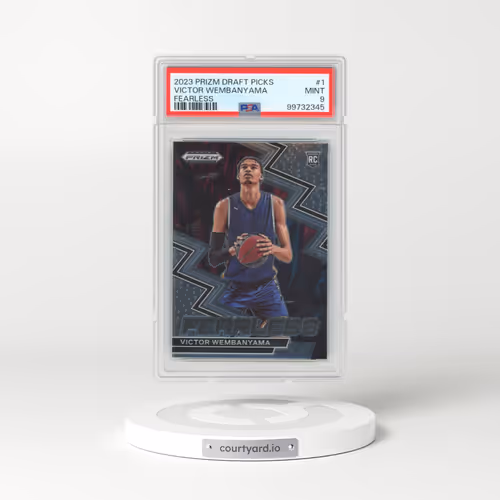 2023 Panini Prizm Draft Picks Fearless #1 Victor Wembanyama (PSA 9 MINT)