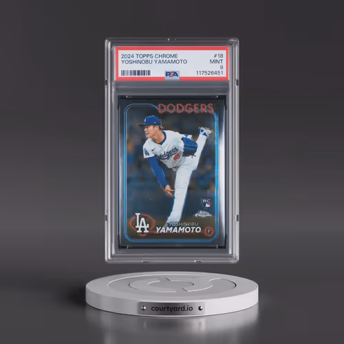 2024 Topps Chrome #18 Yoshinobu Yamamoto (PSA 9 MINT)