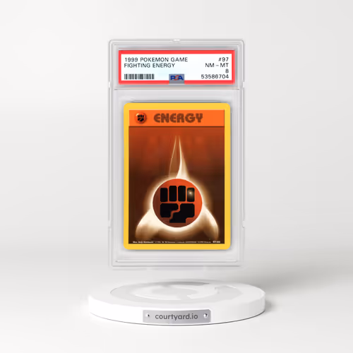 1999 Pokémon Game #97 Fighting Energy (PSA 8 NM-MT)