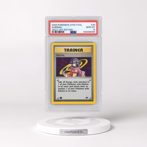 2000 Pokémon Gym Challenge #20 Sabrina - 1st Edition Holo (PSA 10 GEM MINT)