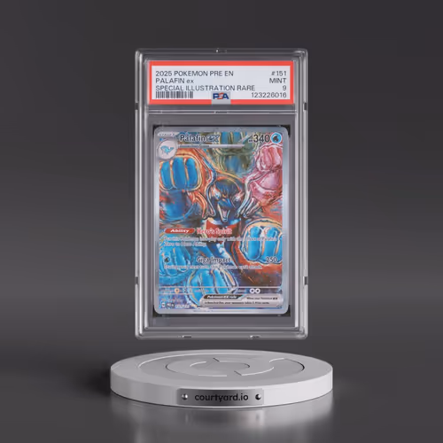 2025 Pokémon Pre EN-Prismatic Evolutions #151 Palafin EX - Holo Special Illustration Rare (PSA 9 MIN