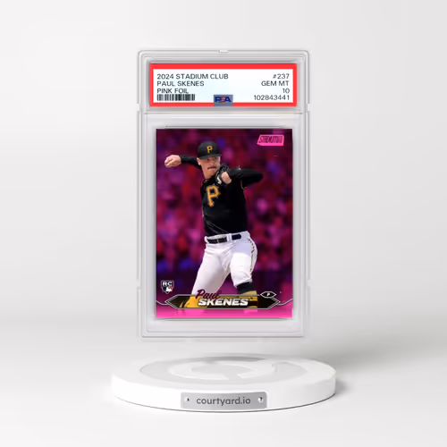 2024 Topps Stadium Club #237 Paul Skenes - Pink Foil (PSA 10 GEM MINT)
