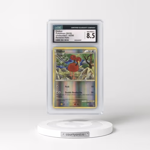 2010 Undaunted #45/90 Doduo - Reverse Holo (CGC 8.5 NM-MT+)