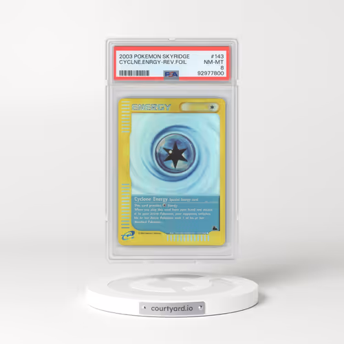 2003 Skyridge #143 Cyclone Energy - Holo (PSA 8 NM-MT)