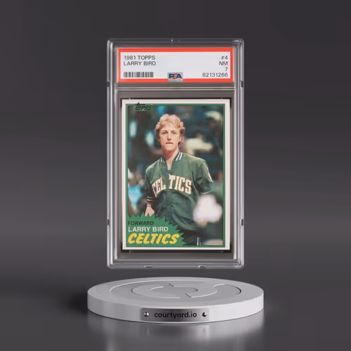 1981 Topps #4 Larry Bird (PSA 7 NM)