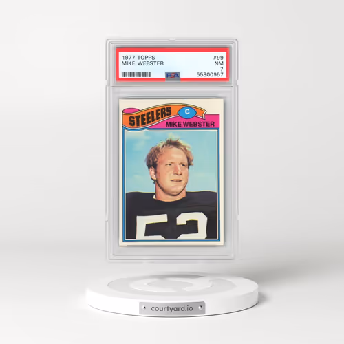 1977 Topps #99 Mike Webster (PSA 7 NM)
