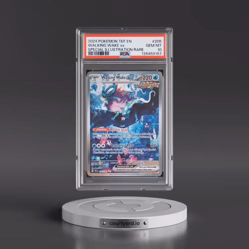2024 Pokémon Tef EN-Temporal Forces #205 Walking Wake EX - Holo Special Illustration Rare (PSA 10 GE