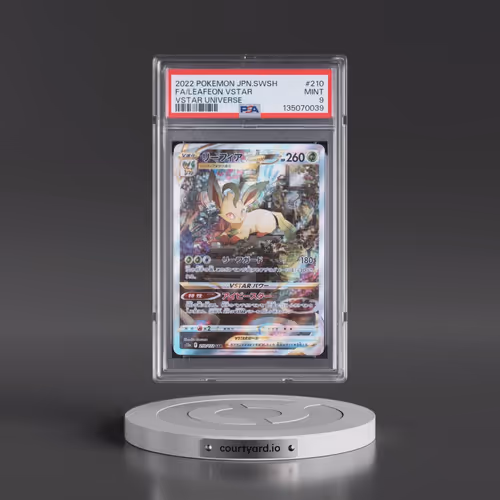 2022 Pokémon Sword & Shield Vstar Universe #210 Leafeon Vstar - Full Art (PSA 9 MINT)