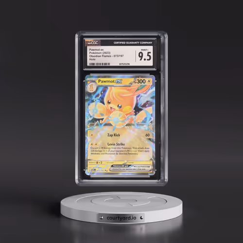 2023 Obsidian Flames - OBF EN #073/197 Pawmot ex - Holo (CGC 9.5 MINT+)