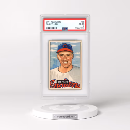 1951 Bowman #30 Bob Feller (PSA 2 GOOD)
