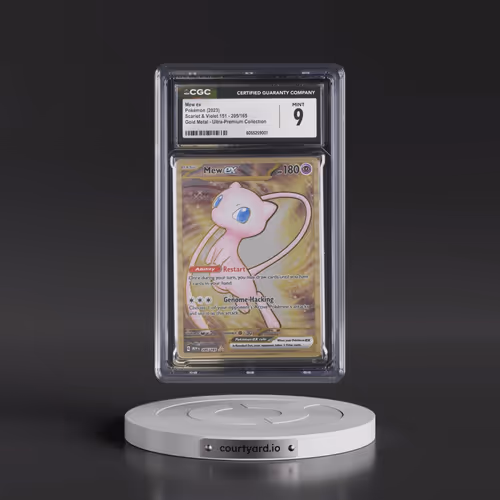 2023 Scarlet & Violet 151 - MEW EN #205/165 Mew ex - Gold Metal - Ultra-Premium Collection (CGC 9 MI