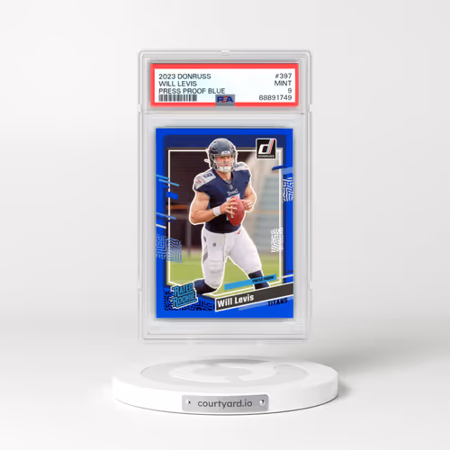 2023 Panini Donruss #397 Will Levis - Press Proof Blue (PSA 9 MINT)