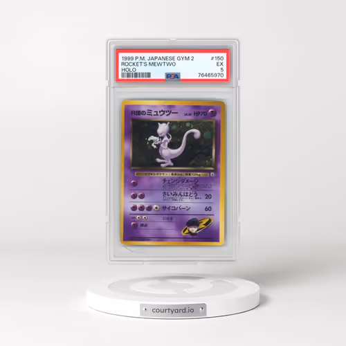 1999 Pokémon Gym 2 #150 Rocket's Mewtwo - Holo (PSA 5 EX)