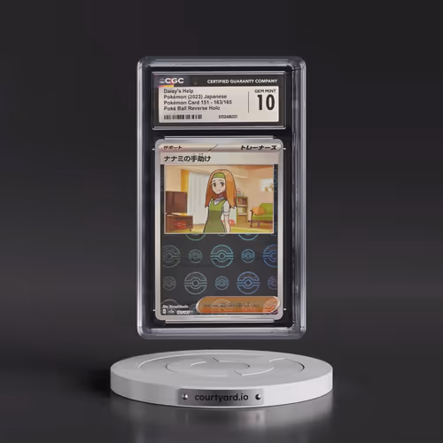 2023 Pokémon Card 151 #163/165 Daisy's Help - Reverse Holo Poké Ball (CGC 10 GEM MINT)