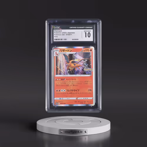 2022 Pokémon GO #010/071 Charizard - Holo (CGC 10 GEM MINT)