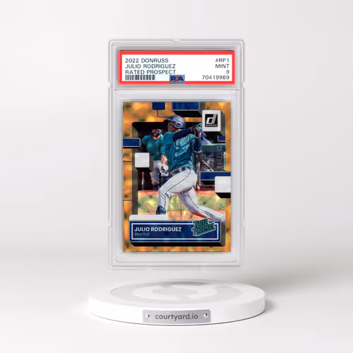 2022 Panini Donruss Rated Prospect #RP1 Julio Rodriguez (PSA 9 MINT)