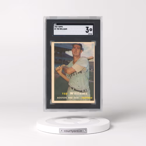 1957 Topps #1 Ted Williams (SGC 3 VG)