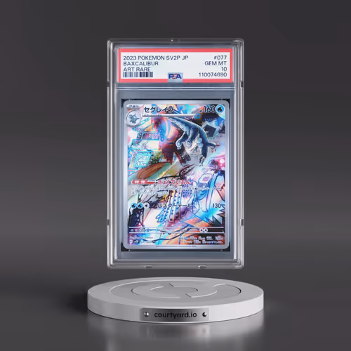 2023 Pokémon Sv2p-Snow Hazard #077 Baxcalibur - Art Rare (PSA 10 GEM MINT)