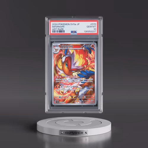 2024 Pokémon Sv5a-Crimson Haze #070 Infernape - Art Rare (PSA 10 GEM MINT)