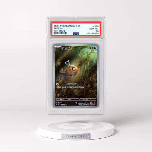 2024 Pokémon SV8-Super Electric Breaker #110 Feebas - Art Rare (PSA 10 GEM MINT)