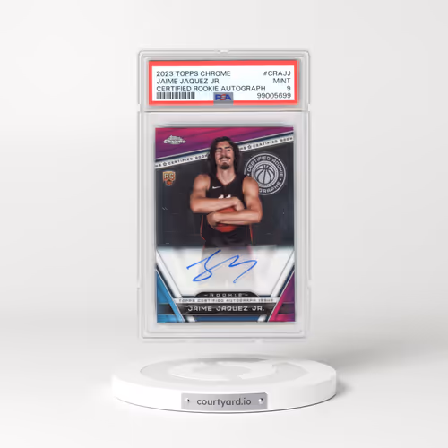 2023 Topps Chrome Certified Rookie Autographs #CRAJJ Jaime Jaquez Jr. (PSA 9 MINT)