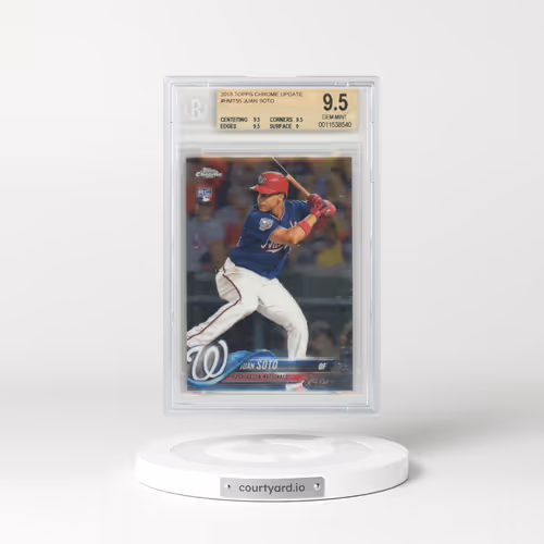 2018 Topps Chrome Update #HMT55 Juan Soto (BGS 9.5 GEM MINT)