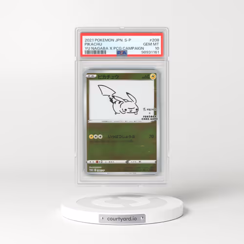 2019 Japanese Sword & Shield Promos #208 Pikachu - Rev. Holo Pokémon Center Purchase (PSA 10 GEM MINT)