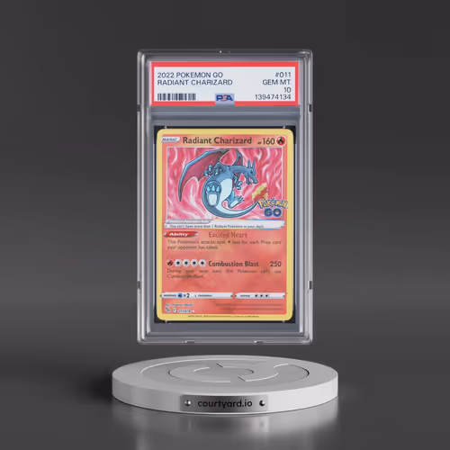 2022 Pokémon Go #011 Radiant Charizard - Holo (PSA 10 GEM MINT)