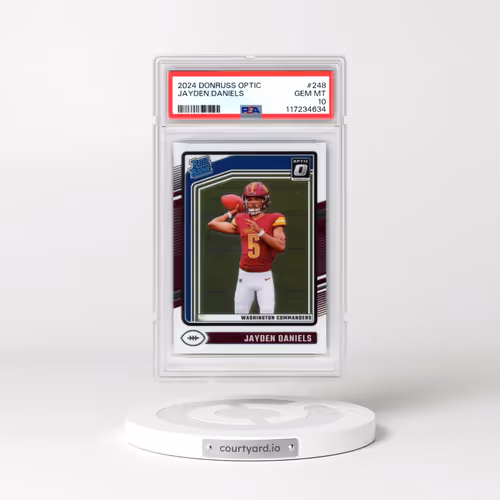 2024 Panini Donruss Optic #248 Jayden Daniels (PSA 10 GEM MINT)