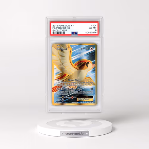2016 Pokémon XY Evolutions #104 Pidgeot EX - Holo Full Art (PSA 6 EX-MT)