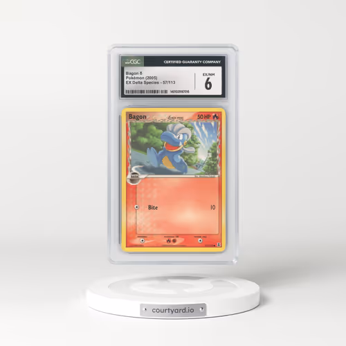 2005 EX Delta Species #57/113 Bagon δ (CGC 6 EX-NM)