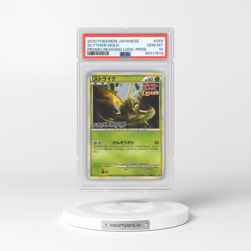 2010 Pokémon Promo #049 Scyther - Holo Reviving Legends Prize (PSA 10 GEM MINT)