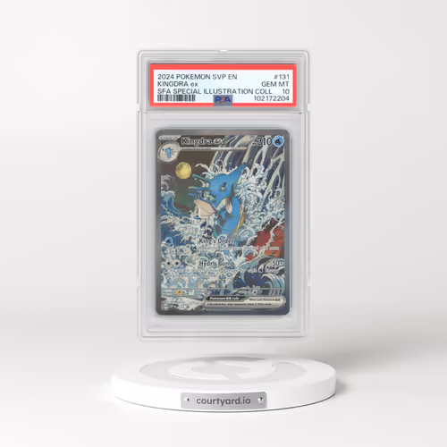 2024 Pokémon Svp EN-SV Black Star Promo #131 Kingdra EX - Holo Shrouded Fable Special Illustration Collection (PSA 10 GEM MINT)