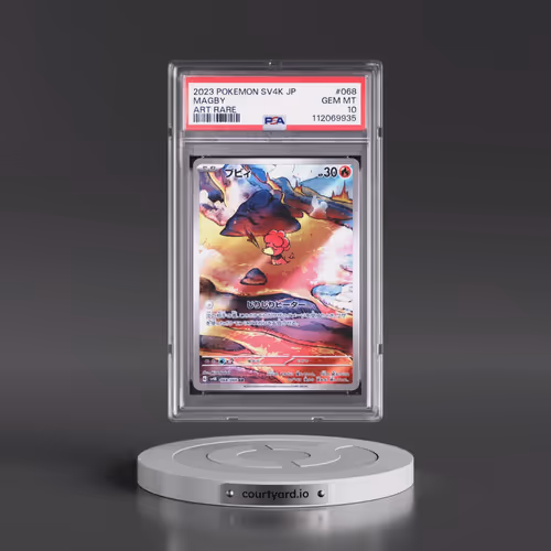 2023 Pokémon Sv4k-Ancient Roar #068 Magby - Art Rare (PSA 10 GEM MINT)