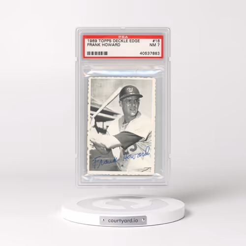 1969 Topps Deckle Edge #16 Frank Howard (PSA 7 NM)