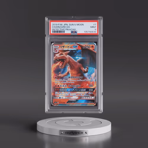 2019 Pokémon Sun & Moon Detective Pikachu #7 Charizard GX - Holo (PSA 9 MINT)