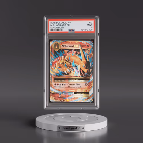 2016 Pokémon XY Evolutions #13 M Charizard EX - Holo (PSA 9 MINT)
