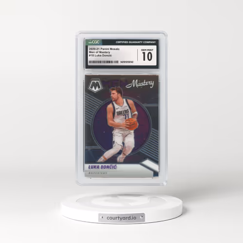 2020 Panini Mosaic #18 Luka Doncic - Men Of Mastery (CGC 10 GEM MINT)