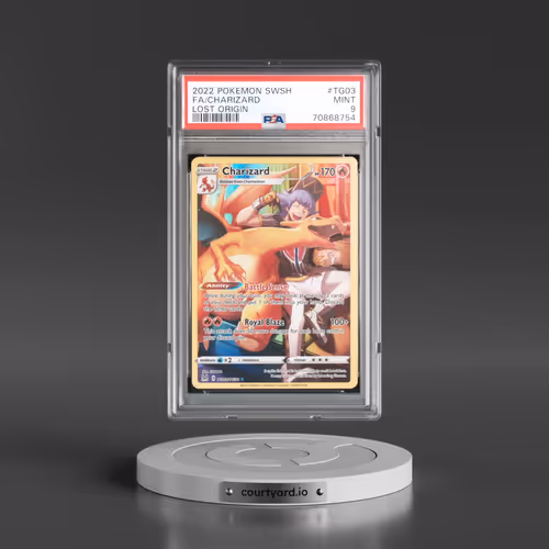 2022 Pokémon Sword & Shield Lost Origin #TG03 Charizard - Full Art (PSA 9 MINT)
