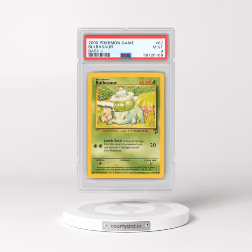 2000 Pokémon Game Base II #67 Bulbasaur (PSA 9 MINT)