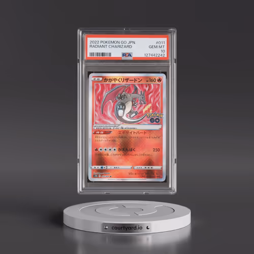 2022 Pokémon Go #011 Radiant Charizard - Holo (PSA 10 GEM MINT)