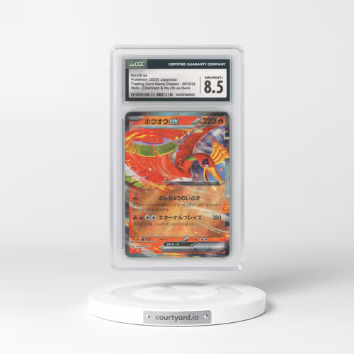 2023 Trading Card Game Classic - CLF, CLL, CLK #007/032 Ho-Oh ex - Charizard & Ho-Oh ex Deck - CLL Holo (CGC 8.5 NM-MT+)